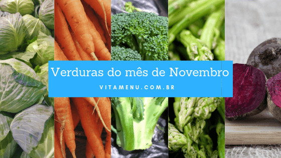 Verduras da época de Novembro