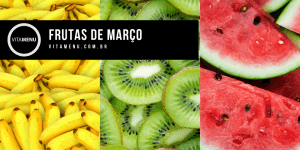 frutas da época de março